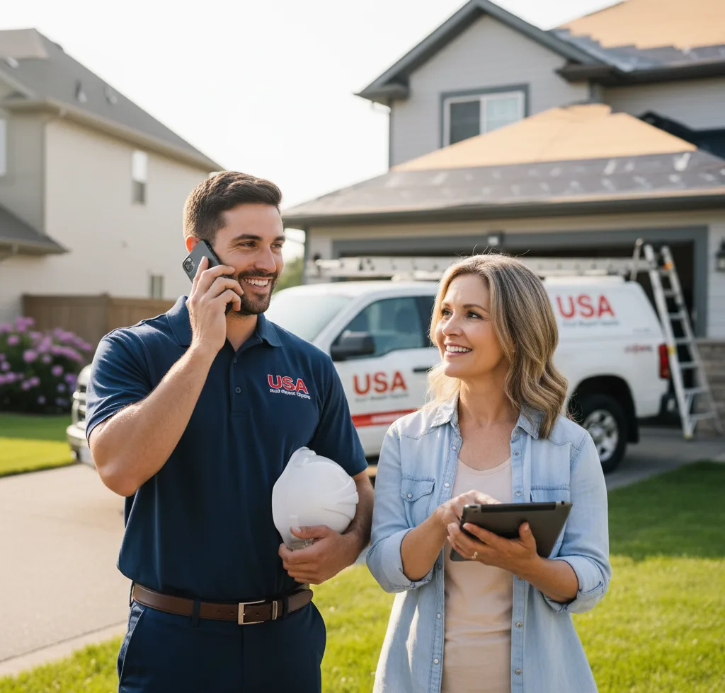 USA Roof Repair Experts customer support in Scottsville